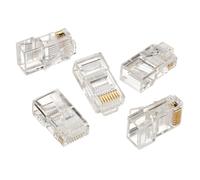 Gembird lc-8p8c-001/100 conector 8p8c (rj-45) transparente