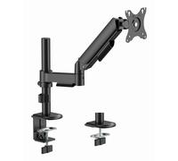 Gembird Ma-Da1p-02 Brazo De Montaje De Pantalla De Escritorio Ajustable, 17-32, Negro