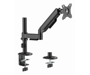 Gembird Ma-Da1p-02 Brazo De Montaje De Pantalla De Escritorio Ajustable, 17-32, Negro