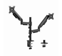 Gembird ma-da2p-02 brazo de montaje de escritorio ajustable para 2 pan