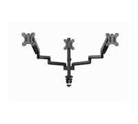 Gembird - MA-DA3-01 soporte para monitor 68,6 cm (27"") Escritorio Negro