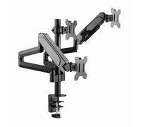 Gembird ma-da3-01 soporte para monitor 68,6 cm (27') negro escritorio