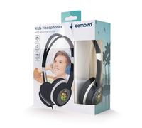 Gembird - MHP-JR-BK auricular y casco Auriculares Alámbrico Diadema Música Negro