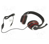 GEMBIRD MHS-03-BKRD Auriculares con micrófono