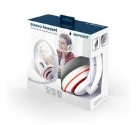 Auriculares con Micrófono GEMBIRD MHS-03-WTRD Blanco