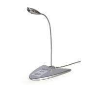 Gembird Micrófono de Mesa USB 2.0 con Tarjeta de Sonido integrada.