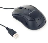 Gembird mus-3b-02 ratón ambidextro usb tipo a Óptico 1000 dpi