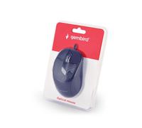 Gembird Ratón óptico MUS-4B-02 con cable USB Negro