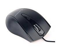 Ratón Óptico con Cable 1200 DPI (Negro) - GEMBIRD