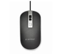 Ratón con cable MUS-4B-06-BS 1200 DPI (Negro-Gris) - GEMBIRD