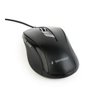 Gembird mus-6b-01 ratón ambidextro usb tipo a Óptico 1600 dpi