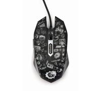 Gembird mus-6b-grafix-01 ratón mano derecha usb tipo a Óptico 3600 d