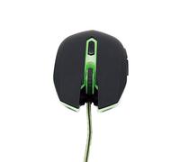 Gembird MUSG-001-G - Ratón USB 2400DPI ambidextro, Multicolor