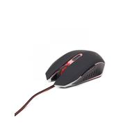 Gembird MUSG-001-R - Ratón USB 2400DPI ambidextro, Multicolor
