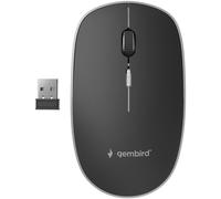 Gembird MUSW-4B-01 Raton Inalámbrico 1600DPI Negro