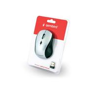 Gembird MUSW-4B-02-BS ratón RF inalámbrica + USB Óptico 1600 DPI Ambidextro