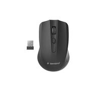 Gembird Ratón MUSW-4B-04 Óptico Inalámbrico 1600 DPI Ambidextro Negro