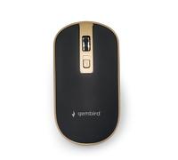 RATON GEMBIRD WIRELESS OPTICAL BLACK GOLD