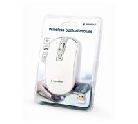 RATON GEMBIRD WIRELESS OPTICAL WHITE SILVER