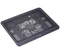 Gembird NBS-1F15-03 Almohadilla fría 38,1 cm (15") 1000 RPM Negro - Base de refrigeración (38,1 cm (15"), 1 Pieza(s), 12,5 cm, 1000 RPM, 20 cfm, 0,55 m)