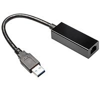 Gembird NIC-U3-02 Ethernet 1000Mbit/s Adaptador y Tarjeta de Red - Accesorio de Red (Alámbrico, USB, Ethernet, 1000 Mbit/s, Negro)