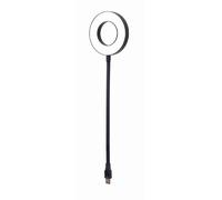 Gembird nl-ledring-01 aparato usb negro, blanco lámpara