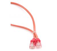 Cable CAT5E UTP moldeado 0,25m Rojo