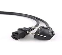 Gembird PC-186-VDE - Cable de alimentación VDE, 1.8m, color negro