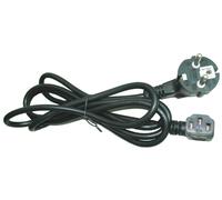 Gembird PC-186A-VDE - Cable de alimentación С15, 1.8m, 10A, Color Negro