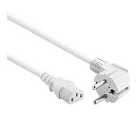 Gembird - Pc-186w-vde - Cable (Macho/Hembra, cee7/4 schuko, Color Blanco)