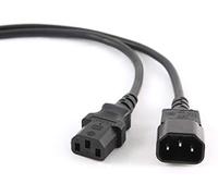Gembird PC-189-VDE - Alargador de Cables de alimentación, 1.8m, Color Negro