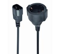 Gembird PC-SFC14M-01 Cable Adaptador de Alimentación C14 a Schuko Macho/Hembra 0.15m