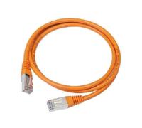 Cable CAT5E UTP moldeado 1m Naranja
