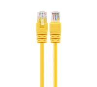 Gembird PP12-1M/Y Cable de Red RJ45 UTP Cat5e 1m Amarillo