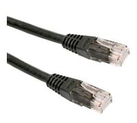 Cable de red Gembird PP12-3M/BK Cat5e UTP 3m negro conectores RJ-45 oro
