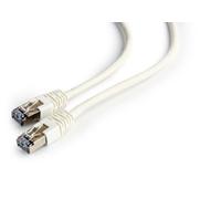 Gembird PP6-1M/W - Cable de red (1 m, Cat6, F/UTP (FTP), RJ-45, RJ-45, Blanco)