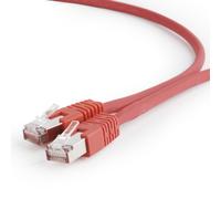 Gembird pp6a-lszhcu-r-0.5m cable de red rojo 0,5 m cat6a s/ftp (s-stp)