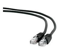 Gembird pp6u-2m/bk cable de red negro cat6 u/utp (utp)