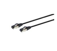 CABLE RED S-FTP GEMBIRD CAT 8 LSZH NEGRO 2 M