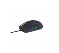 Gembird Ratón de Juego USB con Retroiluminación RGB, 6 Botones, Diseño Ergonómico, DPI Ajustable hasta 7200 para una Precisión