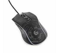 Gembird RATÓN Gaming USB LED, 1200-3600 dpi, 7 Botones