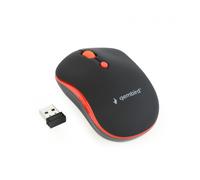 RATON OPTICO INALAMBRICO GEMBIRD NEGRO/ROJO
