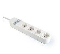 GEMBIRD Regleta TSL-PS-S4U-01-W (1,5 m)