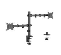 BRAZO DE MONITOR GEMBIRD PARA 2 PANTALLAS DE ESCRITORIO AJUSTABLE 17-32 PULG