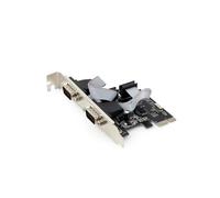 Gembird Spc-22 Tarjeta Y Adaptador De Interfaz Interno De Serie - Accesorio (Pcie, De Serie, Perfil Bajo, Rs-232, Wch382, Negro)