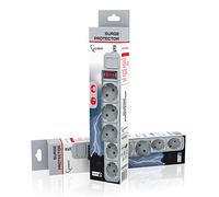 Gembird SPG3-B-10C base múltiple 3 m 5 salidas AC - Bases múltiples (3 m, 5 salidas AC, 250 V, 16 A)