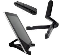Gembird TA-TS-01 Soporte para portátil y tablet de doble brazo articulado para mesa, Negro, 178 mm