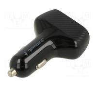 GEMBIRD TA-U2QC3-CAR-01 Alimentador USB