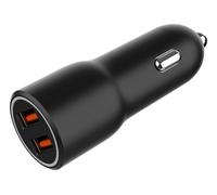 Cargador de coche Gembird TA-UC-A2QC36-CAR-01 USB QC 3.0 2 Puertos 36W Negro