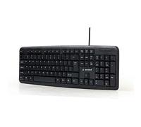 Gembird - Teclado Portugués (Puerto USB, silencioso y escritura cómoda, 1.5/1.8 m, 424 g) negro